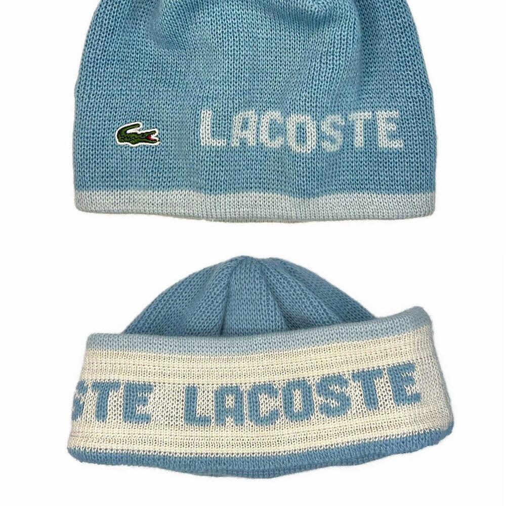 Lacoste Y2K Two Way Logo Beanie